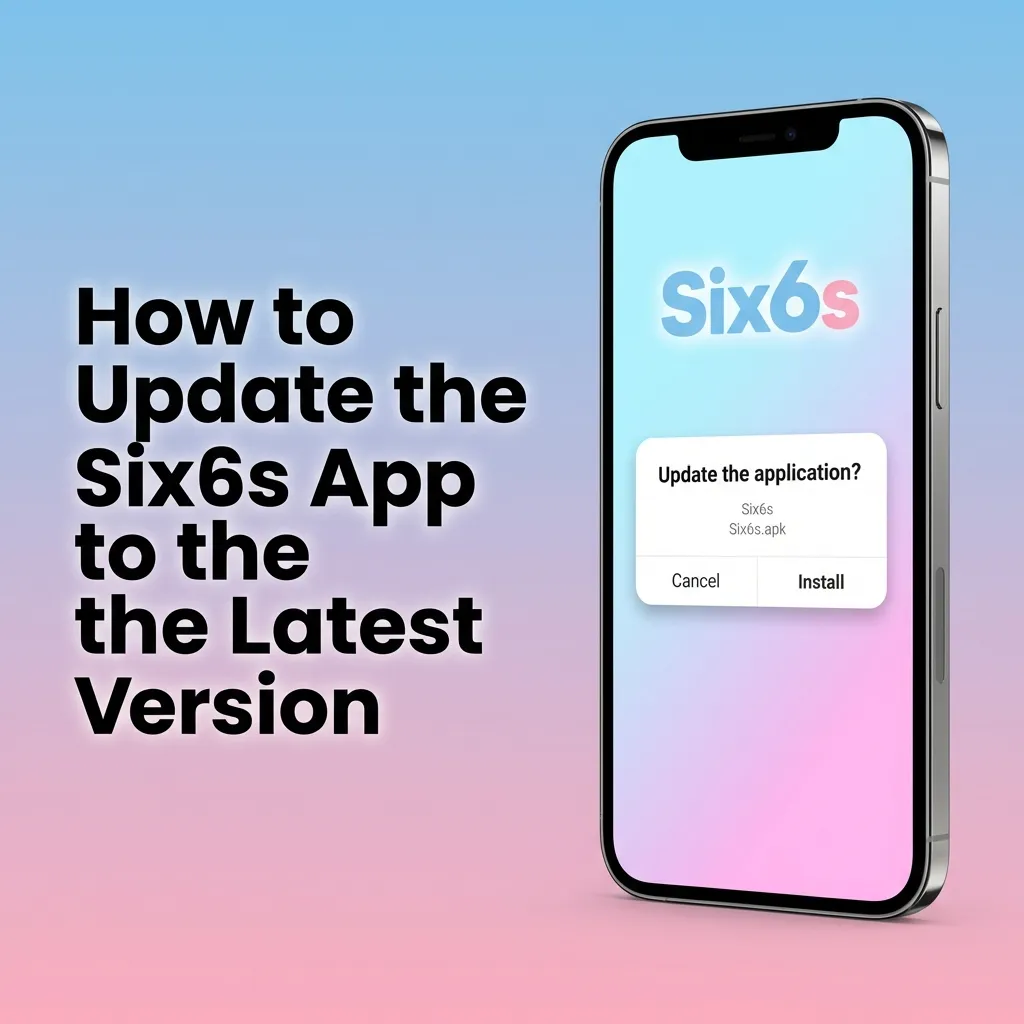 Six6s app automatically updates through mobile browser without manual downloads or installation required
