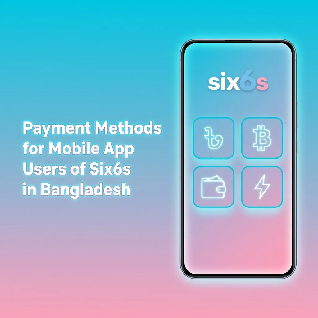 Six6s mobile payment options for Bangladesh users including bKash, Nagad, Rocket, UPI, and bank transfer methods.