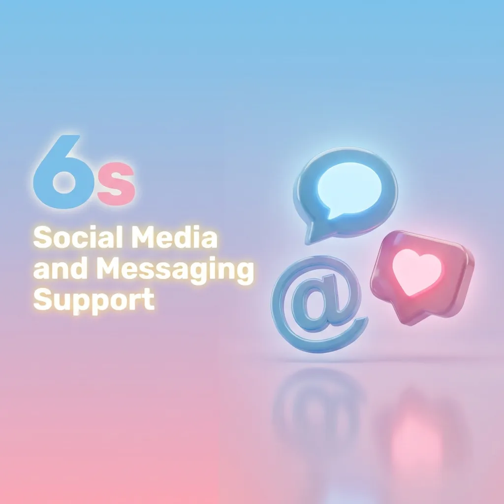 Customer support via messaging apps and social media platforms for quick help and updates