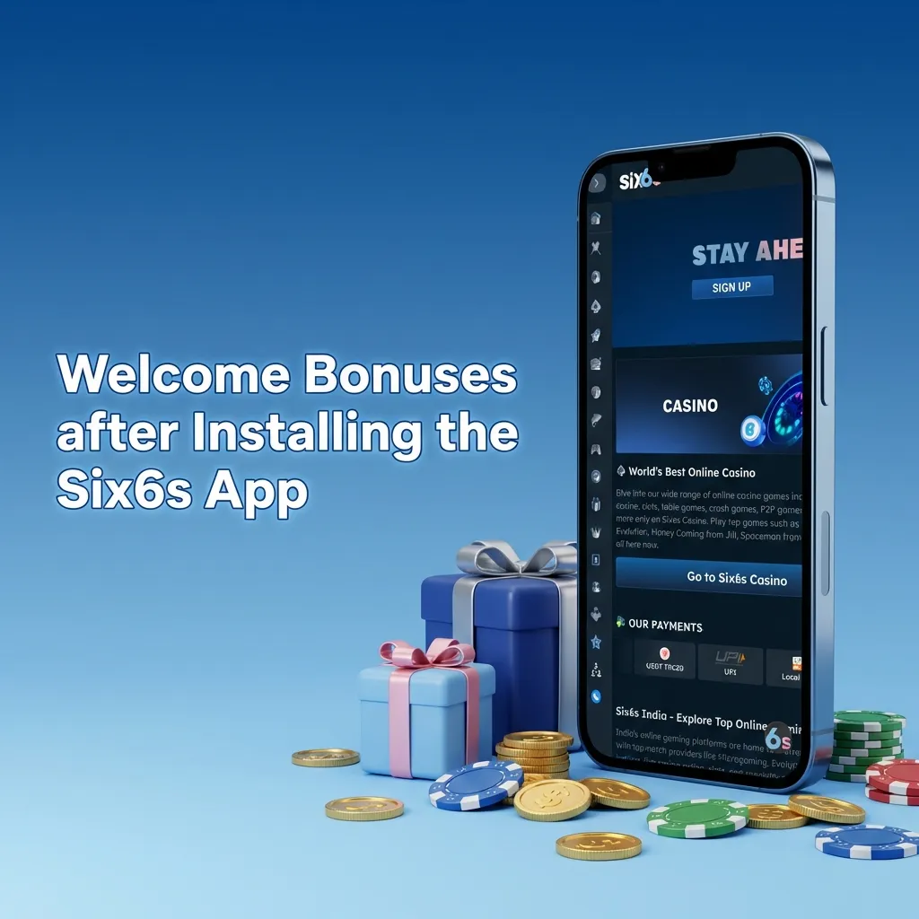 Six6s app welcome bonuses showing 200% casino bonus up to ৳600 and 100% sports bonus up to ৳10,000 for new members