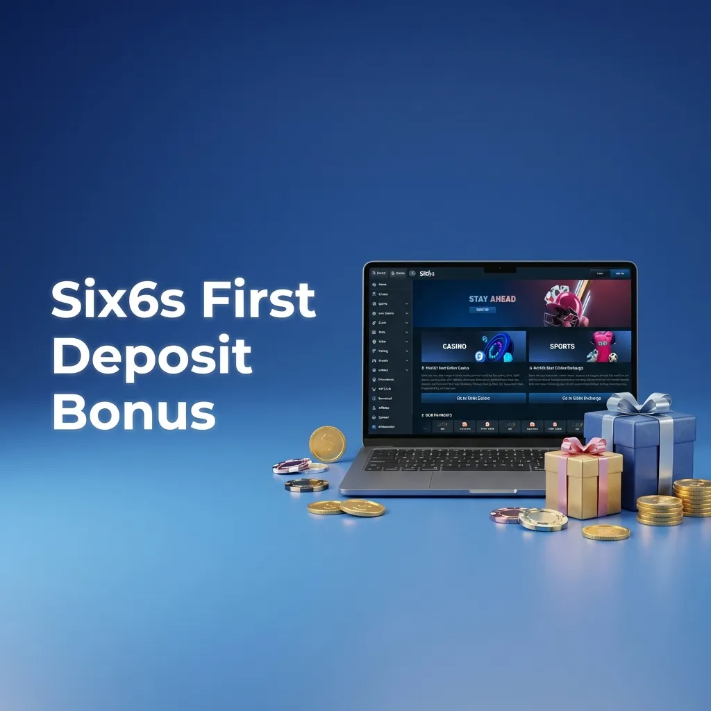 Six6s welcome bonus offering up to 200% on games and 100% sports bonus for new members' first deposit